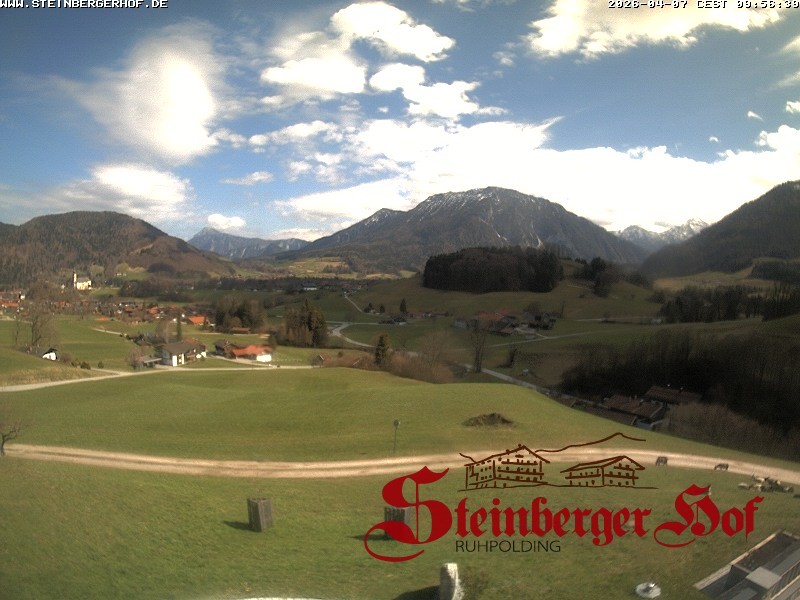 Archiv Foto Webcam Ruhpolding: Gästehaus Steinberger Hof