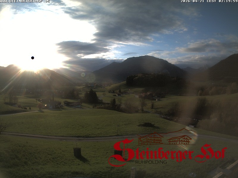 Archiv Foto Webcam Ruhpolding: Gästehaus Steinberger Hof