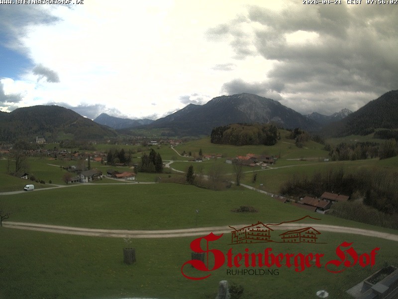 Archiv Foto Webcam Ruhpolding: Gästehaus Steinberger Hof