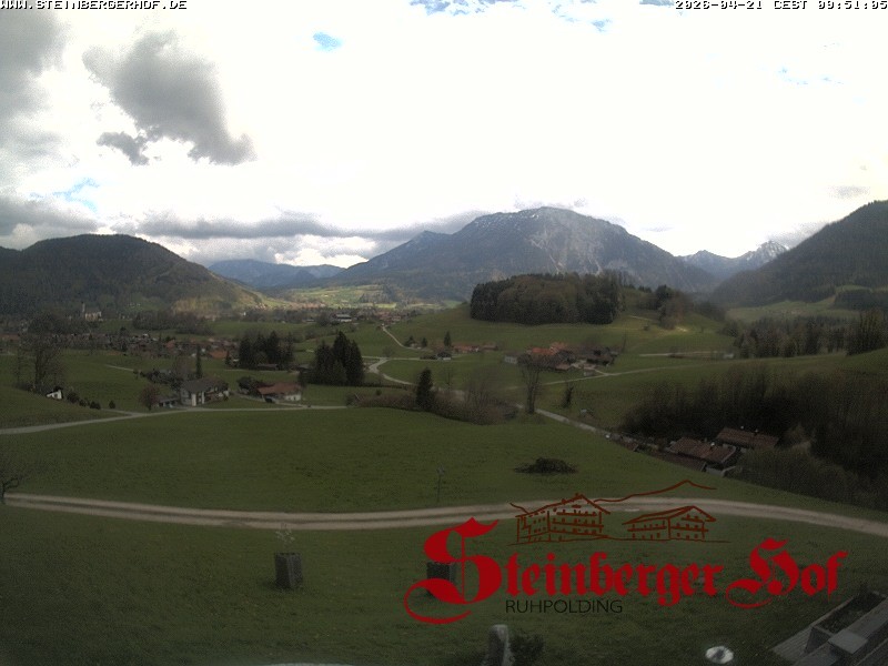 Archiv Foto Webcam Ruhpolding: Gästehaus Steinberger Hof