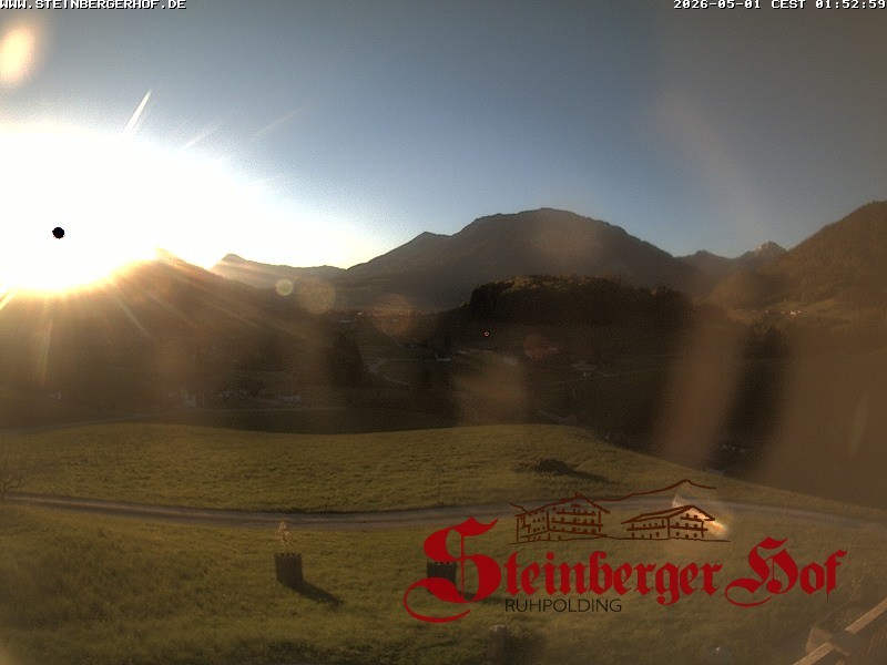 Archiv Foto Webcam Ruhpolding: Gästehaus Steinberger Hof