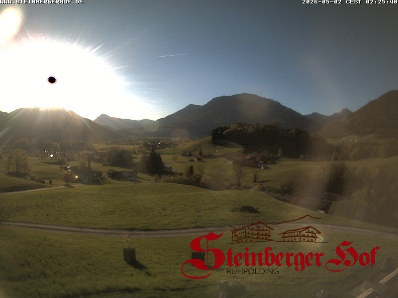 Archiv Foto Webcam Ruhpolding: Gästehaus Steinberger Hof
