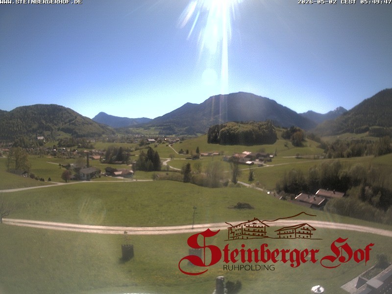 Archiv Foto Webcam Ruhpolding: Gästehaus Steinberger Hof