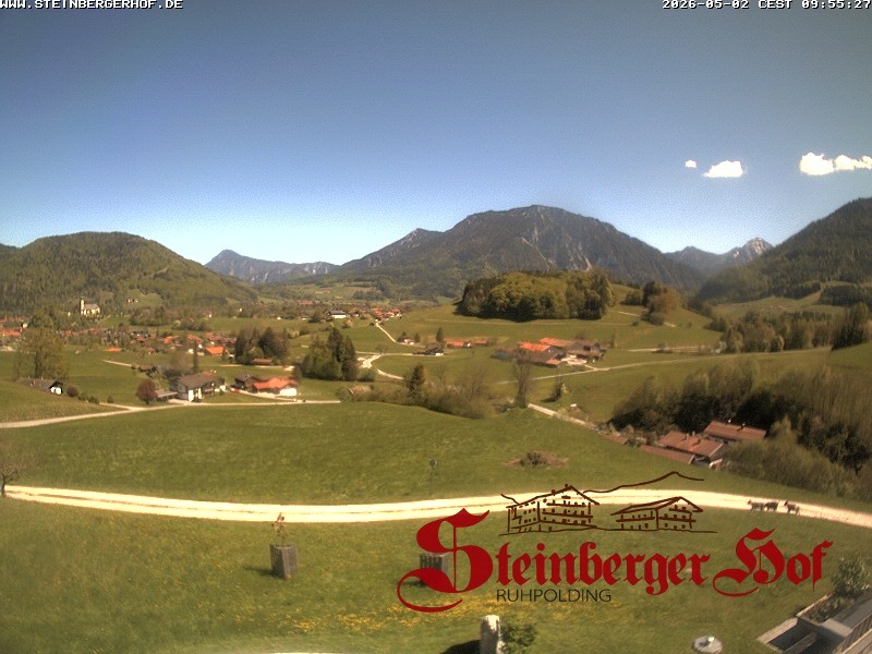 Archiv Foto Webcam Ruhpolding: Gästehaus Steinberger Hof
