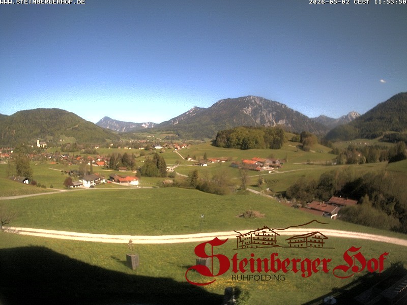 Archiv Foto Webcam Ruhpolding: Gästehaus Steinberger Hof
