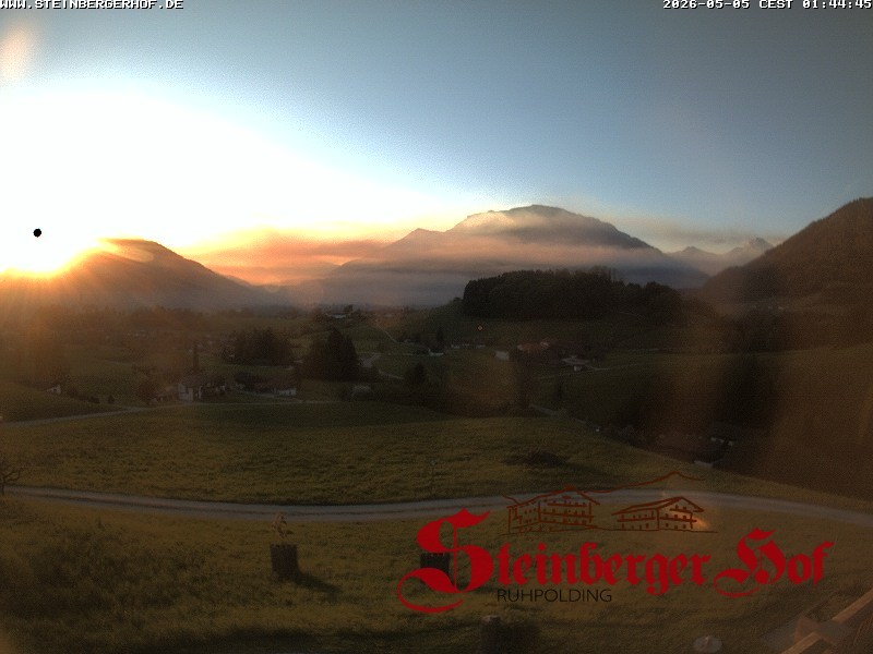 Archiv Foto Webcam Ruhpolding: Gästehaus Steinberger Hof