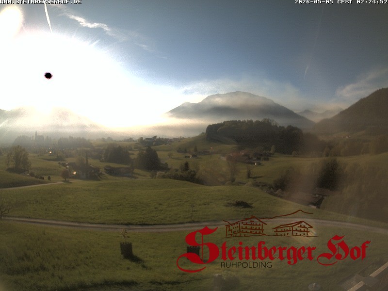 Archiv Foto Webcam Ruhpolding: Gästehaus Steinberger Hof