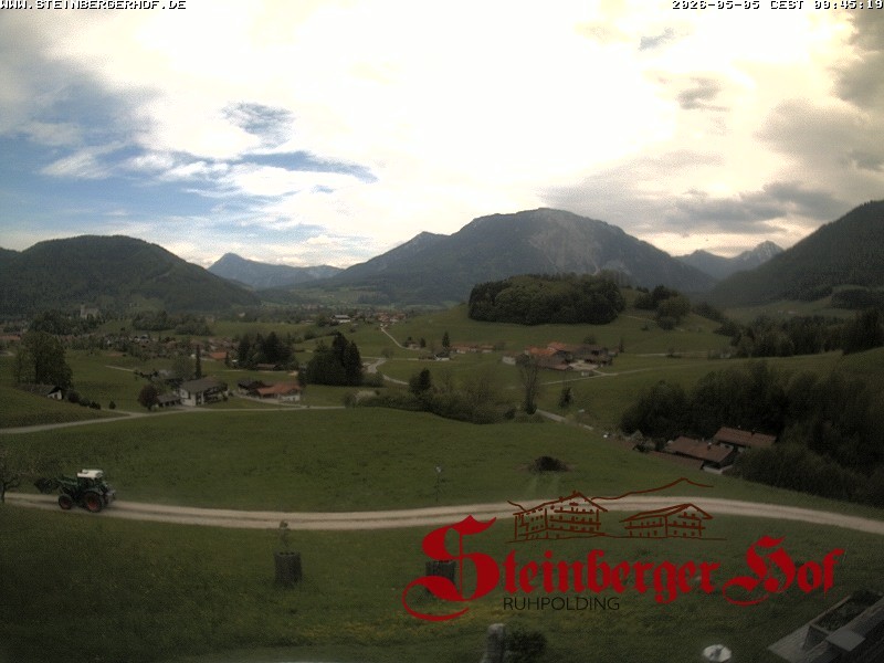 Archiv Foto Webcam Ruhpolding: Gästehaus Steinberger Hof