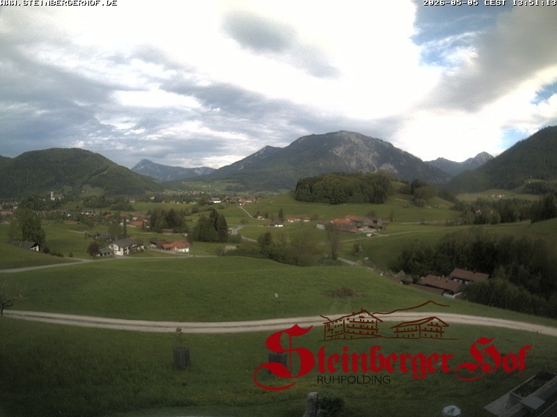 Archiv Foto Webcam Ruhpolding: Gästehaus Steinberger Hof