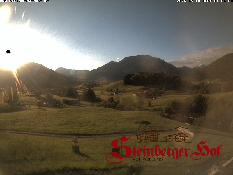 Archiv Foto Webcam Ruhpolding: Gästehaus Steinberger Hof