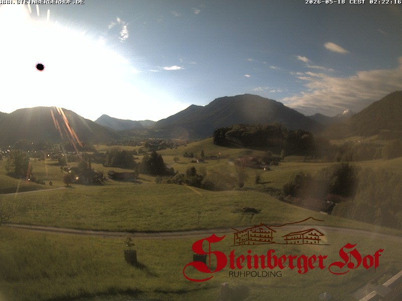 Archiv Foto Webcam Ruhpolding: Gästehaus Steinberger Hof