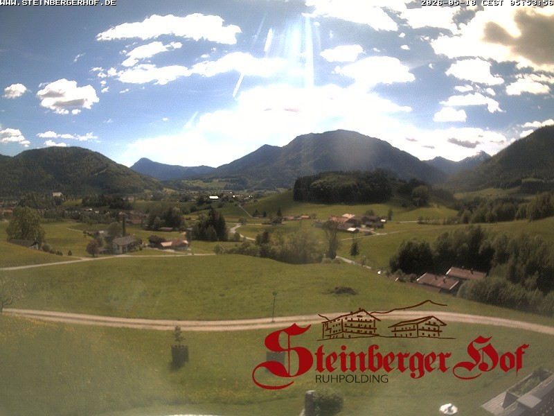 Archiv Foto Webcam Ruhpolding: Gästehaus Steinberger Hof