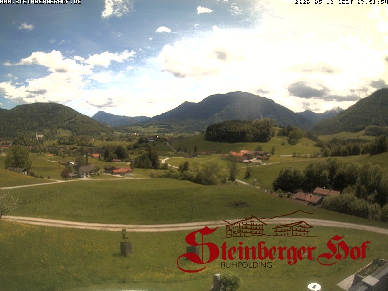 Archiv Foto Webcam Ruhpolding: Gästehaus Steinberger Hof
