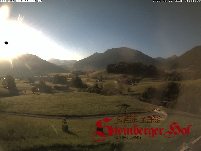 Archiv Foto Webcam Ruhpolding: Gästehaus Steinberger Hof