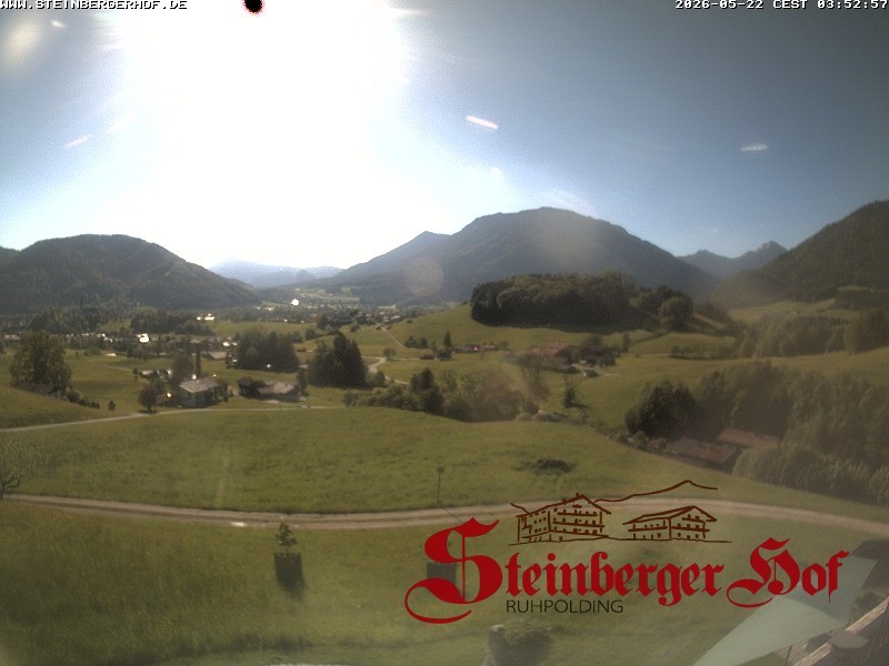 Archiv Foto Webcam Ruhpolding: Gästehaus Steinberger Hof