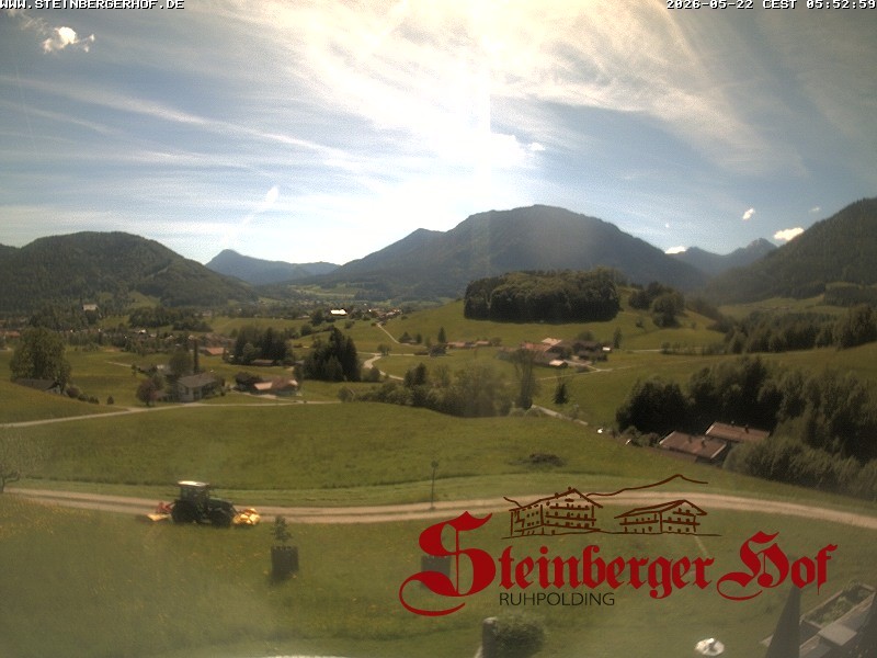 Archiv Foto Webcam Ruhpolding: Gästehaus Steinberger Hof