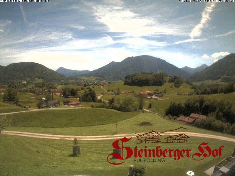 Archiv Foto Webcam Ruhpolding: Gästehaus Steinberger Hof