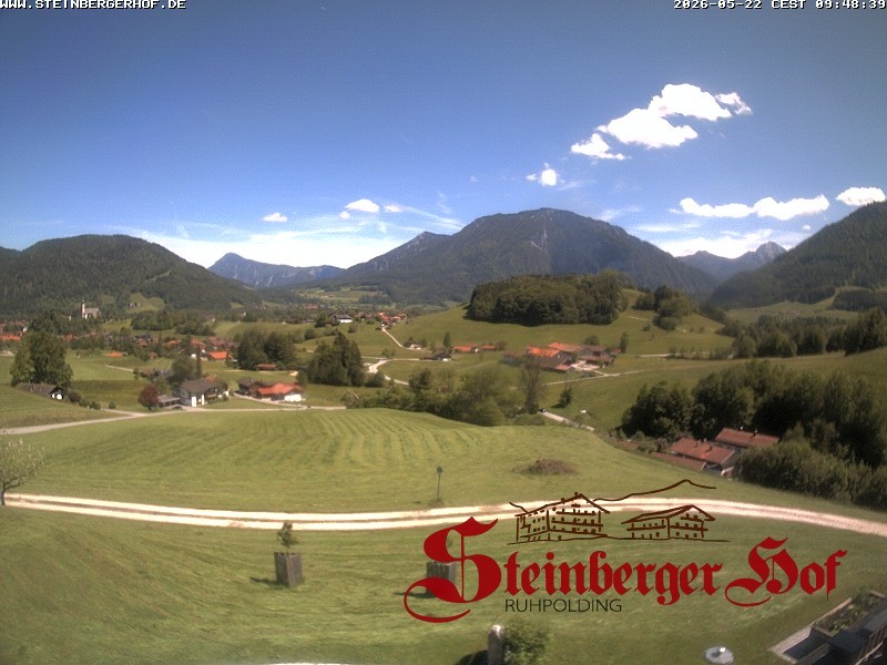 Archiv Foto Webcam Ruhpolding: Gästehaus Steinberger Hof