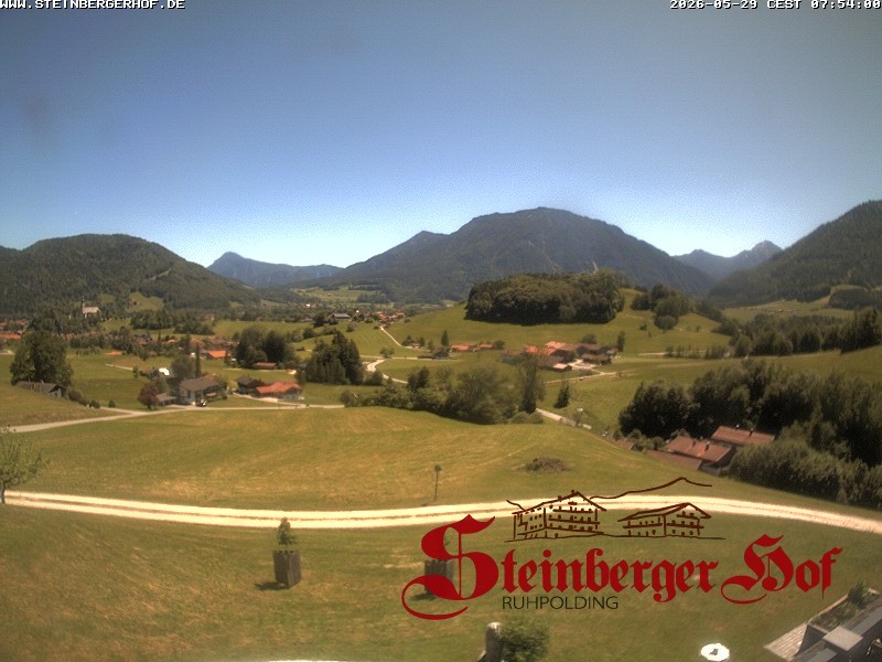 Archiv Foto Webcam Ruhpolding: Gästehaus Steinberger Hof