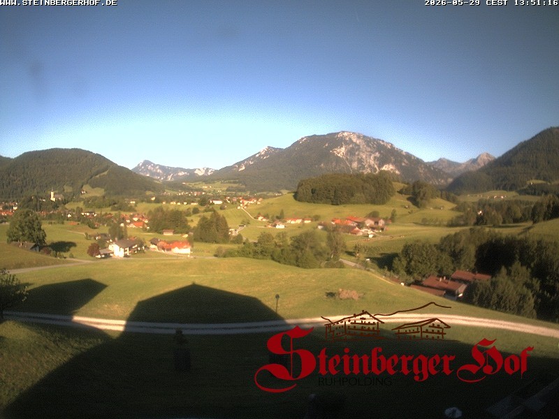 Archiv Foto Webcam Ruhpolding: Gästehaus Steinberger Hof