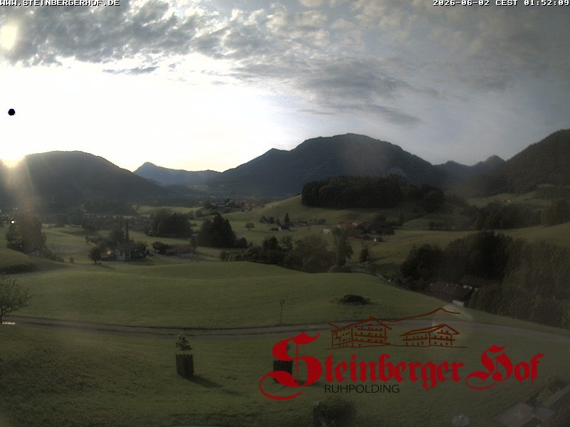 Archiv Foto Webcam Ruhpolding: Gästehaus Steinberger Hof
