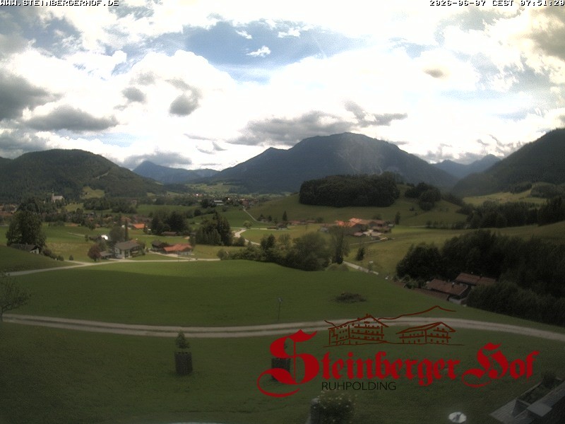 Archiv Foto Webcam Ruhpolding: Gästehaus Steinberger Hof