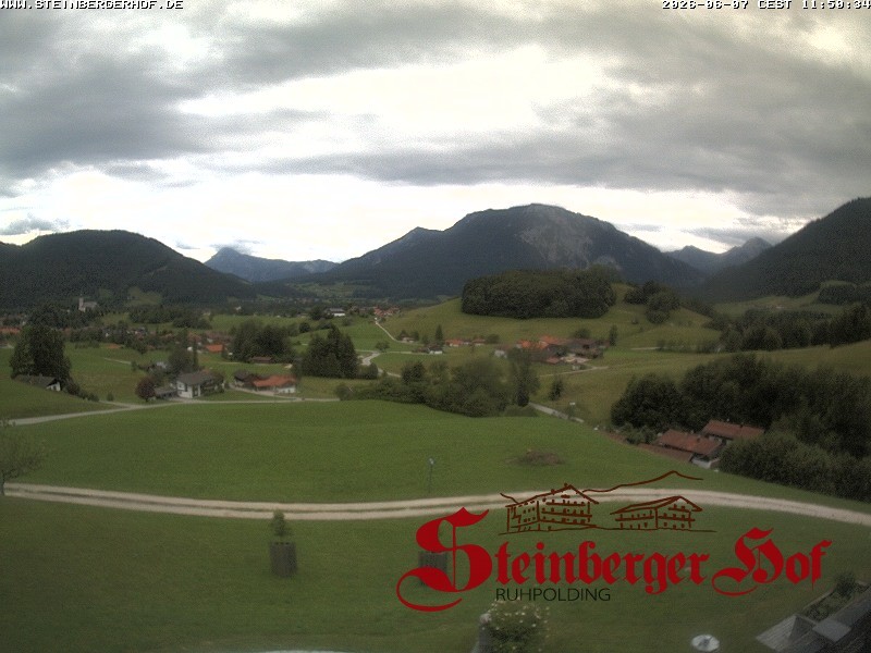Archiv Foto Webcam Ruhpolding: Gästehaus Steinberger Hof