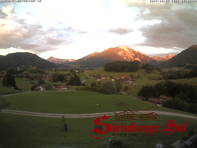 Archiv Foto Webcam Ruhpolding: Gästehaus Steinberger Hof