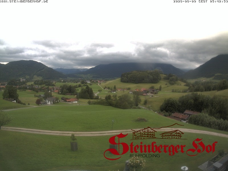 Archiv Foto Webcam Ruhpolding: Gästehaus Steinberger Hof