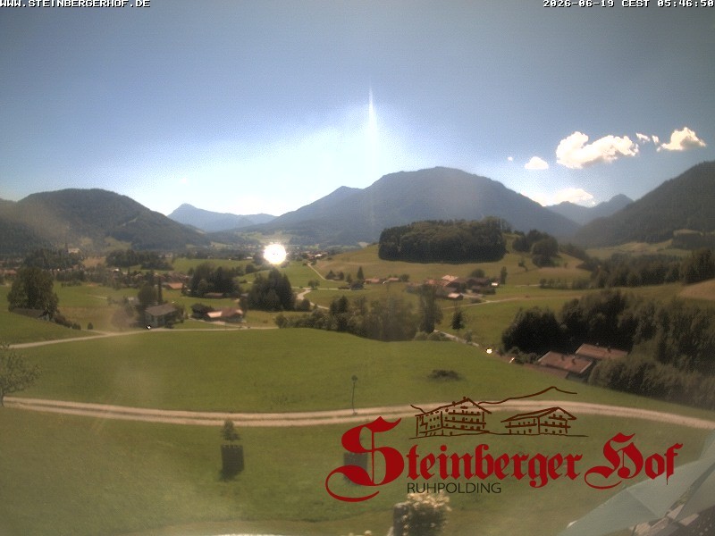 Archiv Foto Webcam Ruhpolding: Gästehaus Steinberger Hof