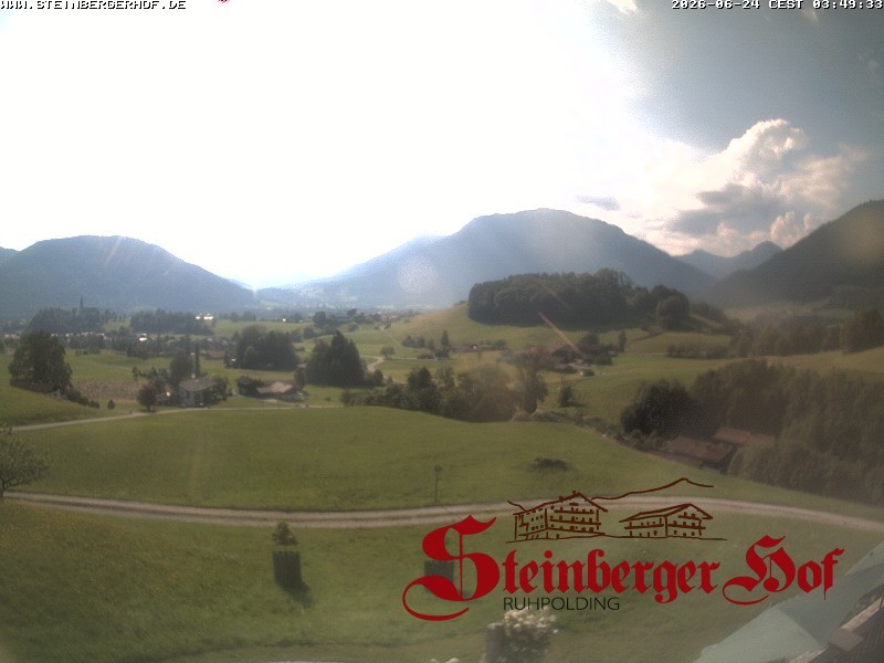 Archiv Foto Webcam Ruhpolding: Gästehaus Steinberger Hof