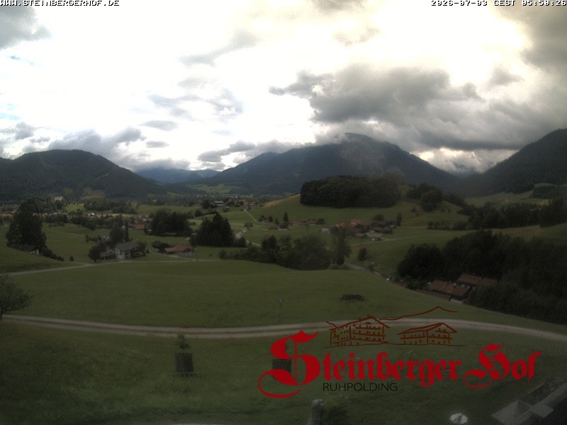 Archiv Foto Webcam Ruhpolding: Gästehaus Steinberger Hof