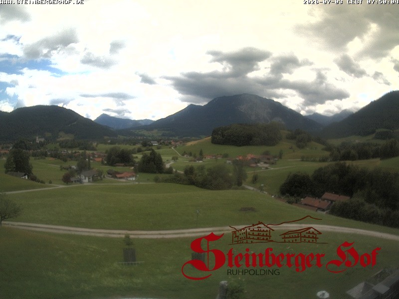 Archiv Foto Webcam Ruhpolding: Gästehaus Steinberger Hof