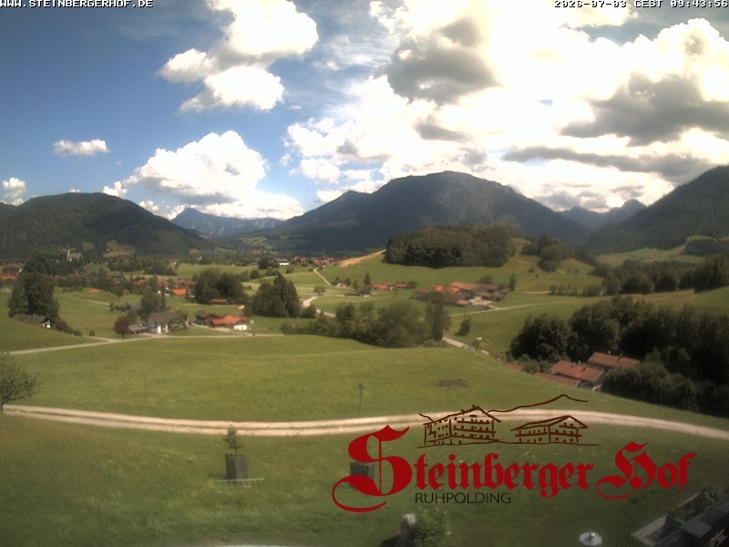 Archiv Foto Webcam Ruhpolding: Gästehaus Steinberger Hof