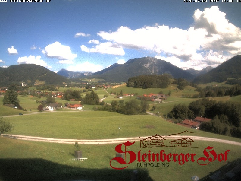 Archiv Foto Webcam Ruhpolding: Gästehaus Steinberger Hof