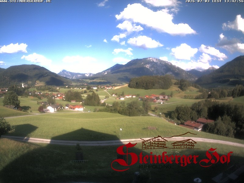 Archiv Foto Webcam Ruhpolding: Gästehaus Steinberger Hof