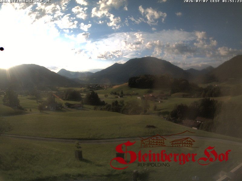 Archiv Foto Webcam Ruhpolding: Gästehaus Steinberger Hof