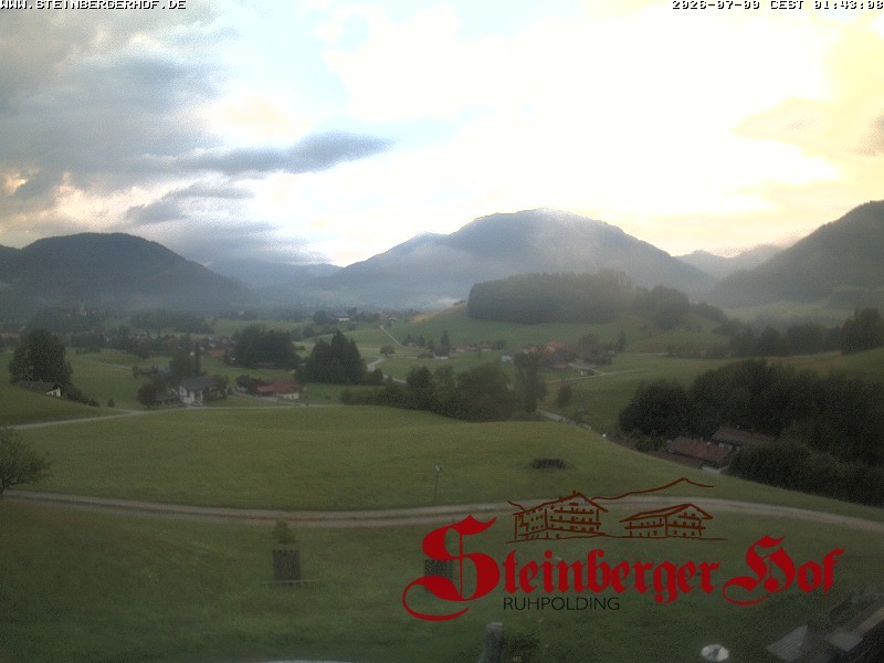 Archiv Foto Webcam Ruhpolding: Gästehaus Steinberger Hof