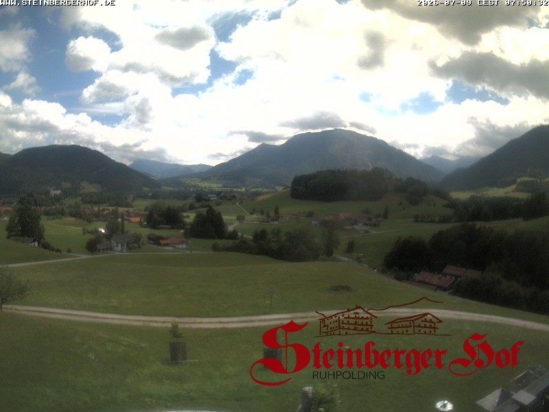 Archiv Foto Webcam Ruhpolding: Gästehaus Steinberger Hof