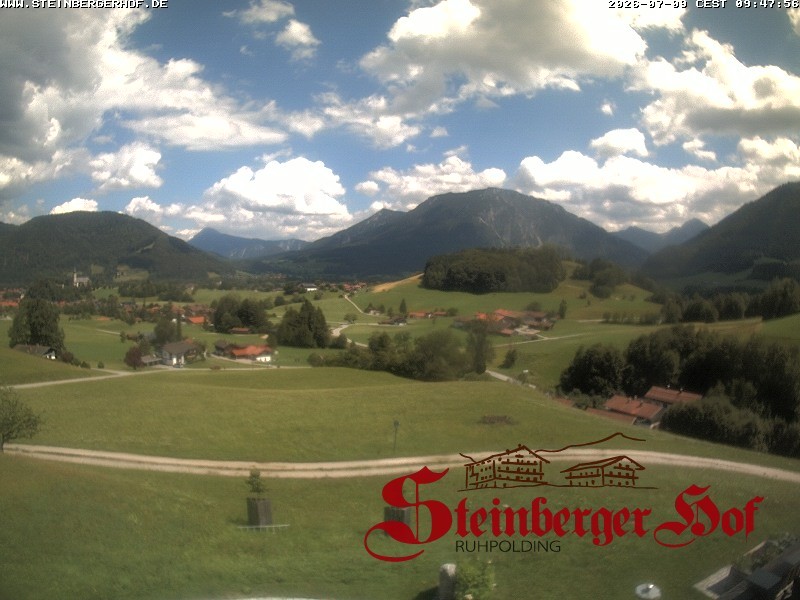Archiv Foto Webcam Ruhpolding: Gästehaus Steinberger Hof
