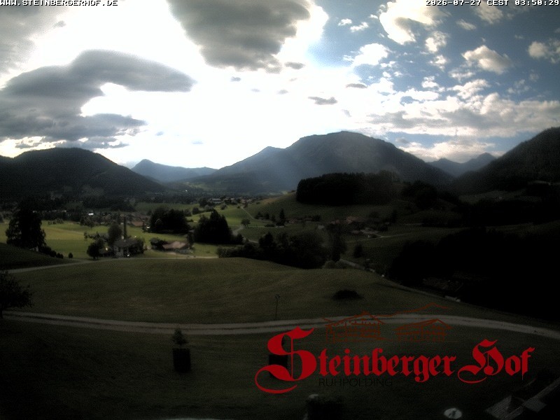 Archiv Foto Webcam Ruhpolding: Gästehaus Steinberger Hof