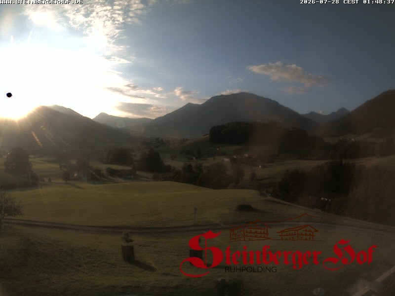 Archiv Foto Webcam Ruhpolding: Gästehaus Steinberger Hof