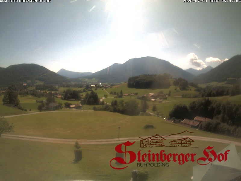 Archiv Foto Webcam Ruhpolding: Gästehaus Steinberger Hof