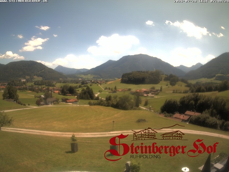Archiv Foto Webcam Ruhpolding: Gästehaus Steinberger Hof