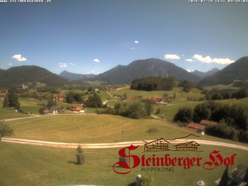 Archiv Foto Webcam Ruhpolding: Gästehaus Steinberger Hof
