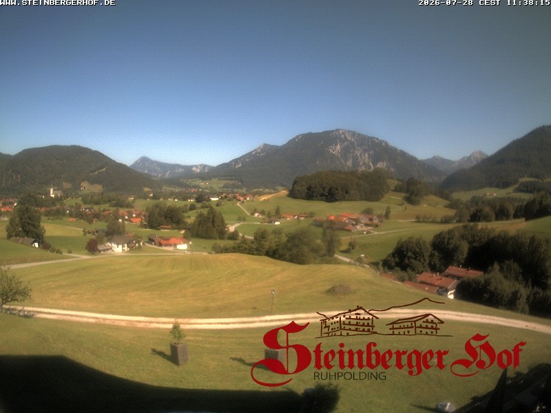 Archiv Foto Webcam Ruhpolding: Gästehaus Steinberger Hof