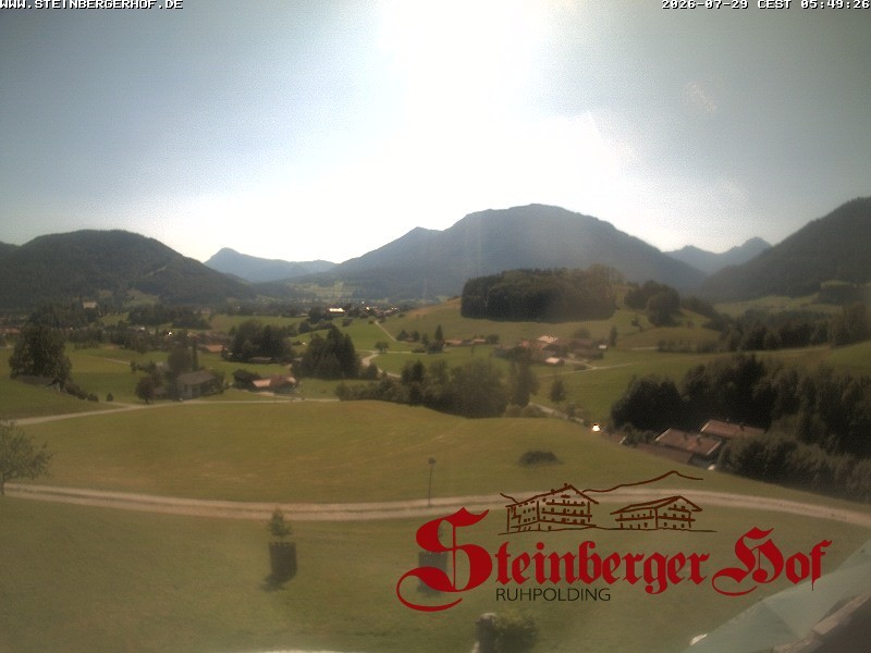 Archiv Foto Webcam Ruhpolding: Gästehaus Steinberger Hof
