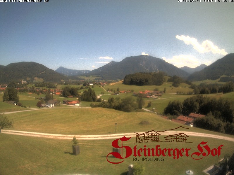 Archiv Foto Webcam Ruhpolding: Gästehaus Steinberger Hof
