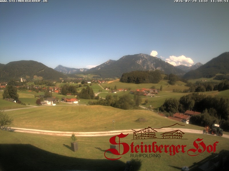 Archiv Foto Webcam Ruhpolding: Gästehaus Steinberger Hof