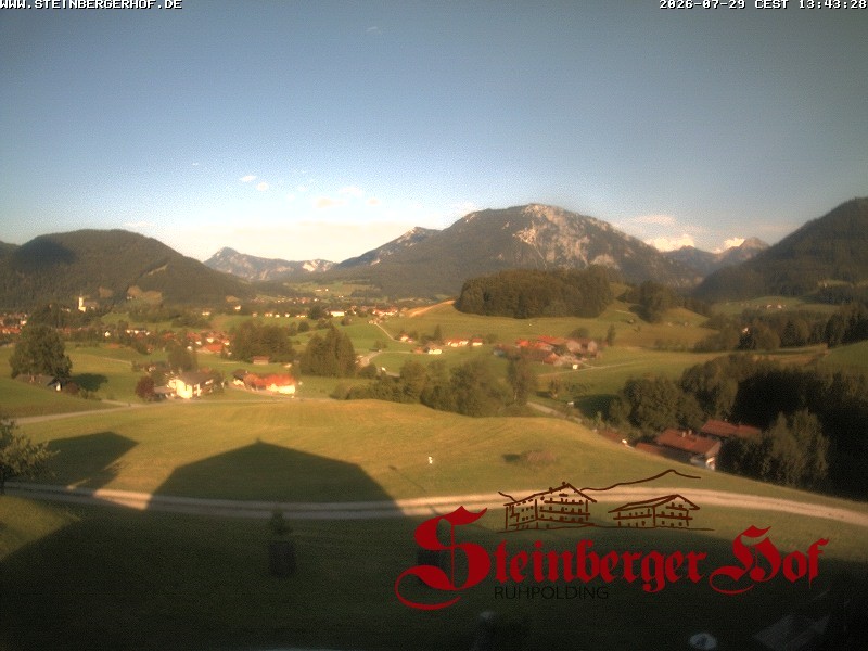 Archiv Foto Webcam Ruhpolding: Gästehaus Steinberger Hof